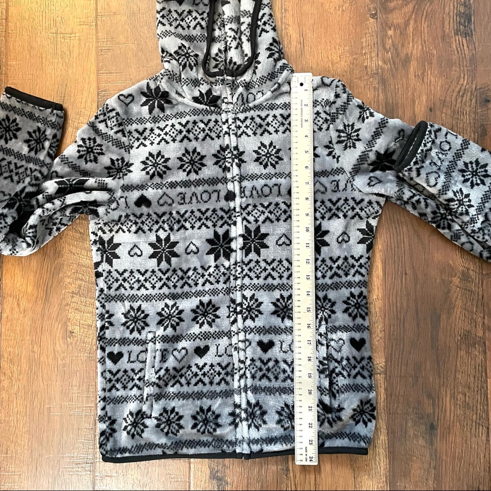 No Boundaries Super Soft Zipper Hoodie, Size M - image 7